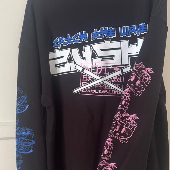 TenCo Zushi Black Graphic Crewneck Sweater - Picture 5 of 8